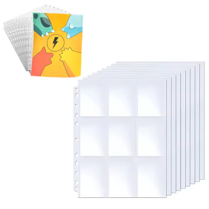 MAGIC SELECT Fundas para Cartas Coleccionables con 450 Bolsillos y Hojas de Recambio para Álbum A4 - 1