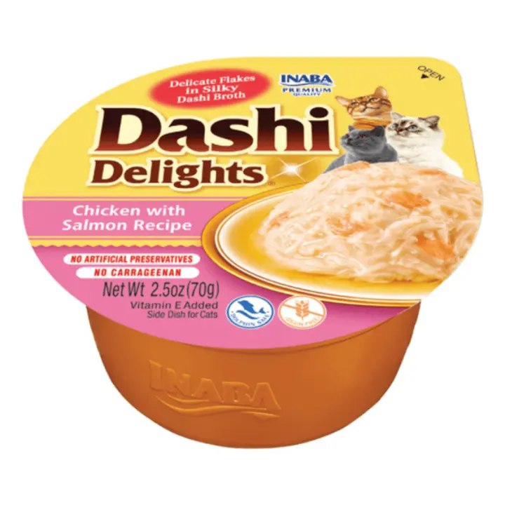 Dashi Delights Pollo y Salmón 6x70 gr - 1