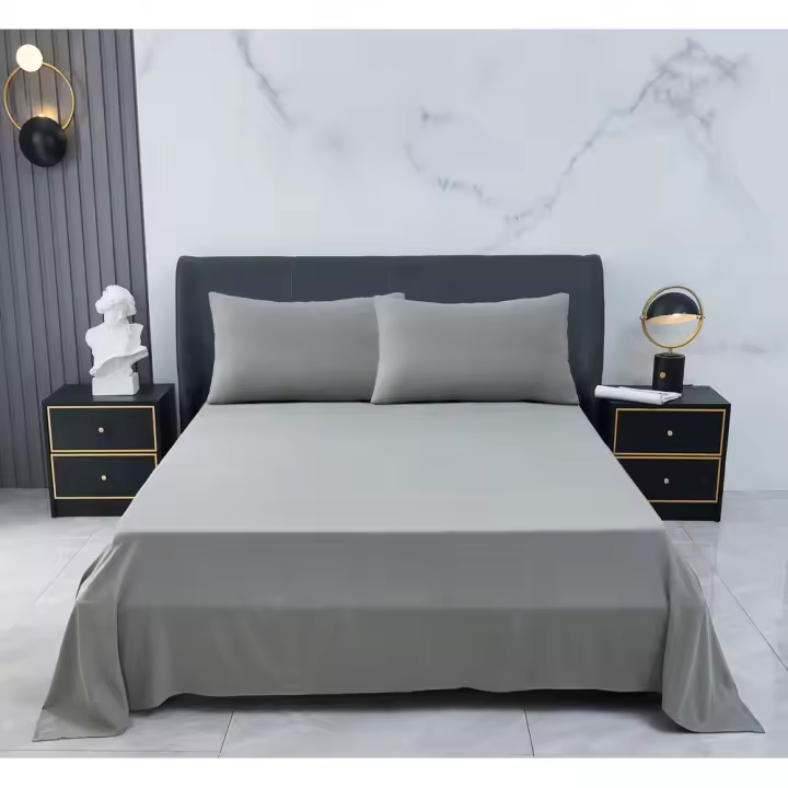 Juego de Sábanas de Microfibra PLUSHOME Hasta 4 Piezas - Cama 90-160x270135-220x270150-230x270180-250x270 Cm - 1