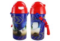 Botella Cantimplora de agua infantil Sonic 500ml | Cantimplora para niños con correa - details 0