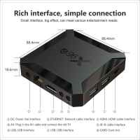 X96 MAX Plus 4GB/64GB Amlogic S905x3 Android 9.0 Caja de TV Decodificación de Video 8K 2.4G+5.8G WiFi Bluetooth 1000Mbps LAN USB3.0 Admite Youtube Netflix Google Play - Negro - details 19
