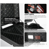 45L,55L caja superior de la motocicleta CNC de aleación de aluminio tronco de la motocicleta caja de casco impermeable y a prueba de caídas puerta trasera de la motocicleta caja de almacenamiento de equipaje - details 2