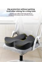 Cojín De Oficina De Espuma De Memoria Suave Para Mujer Almohadilla Ortopédica Para Coccyx Y Pelvis U-Shape Adecuado Para Adultos Removible Y Lavable Estilo Coreano - details 0