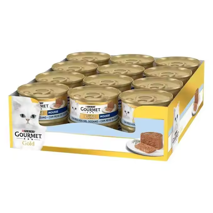 Gourmet Gold Mousse Pescado Océano (24x85gr) - 1