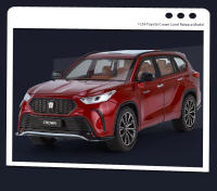 Toyota Crown Kluger Off-Road SUV Modelo De Coche De Colección Diecast 1:24 Con Sonido Y Luz Vehículo Miniatura Juguete Para Niños - details 2