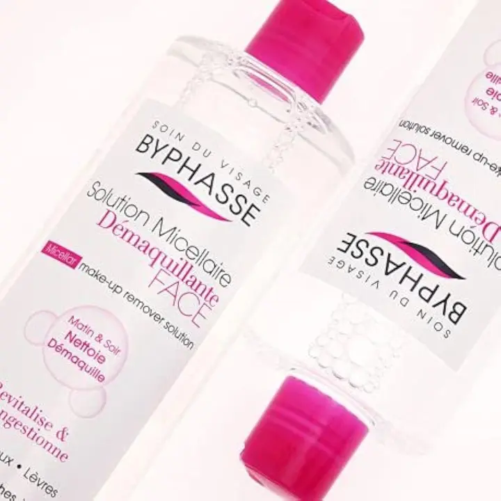 SOLUCIÓN MICELAR DESMAQUILLANTE BYPHASSE para pieles sensibles y secas 500 ml. Limpia y desmaquilla profúndamente - 1