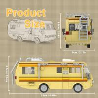 Bloques Técnicos De Carro Retro Para Adultos Modelos De Escena De Breaking Bad Laberinto De Cocina Con Personajes Walter White Y Pinkman Juguete De Construcción Para Regalo - details 1