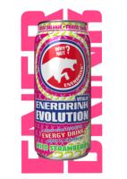Enerdrink evolution bebida energetica Energy sabor fresa salvaje 500ml caja 24u sabor top mezcla - details 1