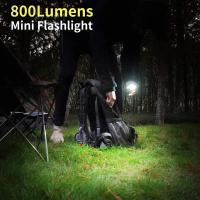 Mini Linterna COB Magnética Con Llavero 500mAh Recargable USB 3 Modos De Luz Plegable Con Soporte Trabaja Como Lámpara - details 6