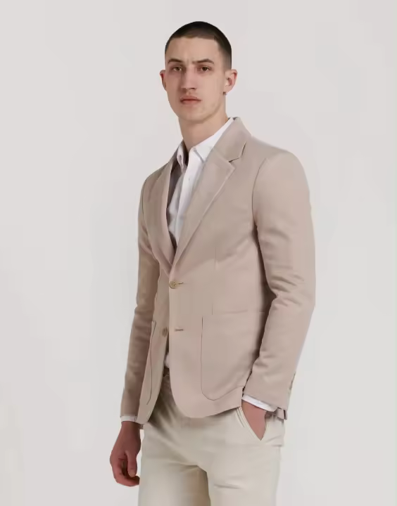 BLAZER BICOLOR PIQUE - 1