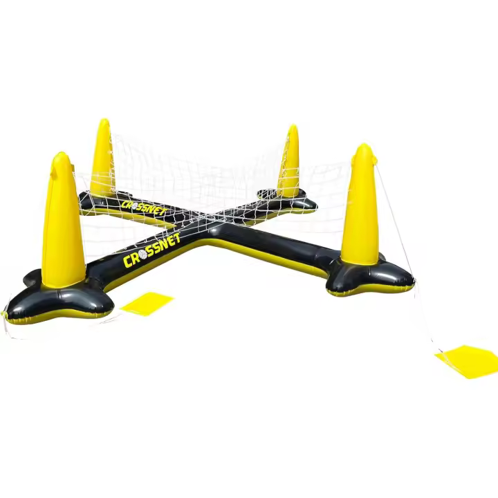 Juego de Vóley Acuático Inflable CROSSNET H2O, Juego Inflable de Voleibol y Cuatro Cuadros, Piscinas - 1