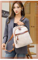 Mochila ligera coreana para mujer, sencilla, de piel sintética suave, de gran capacidad, para viajes y ocio. - details 0