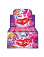 Vidal CORAZONES - Espuma Bañadas Sabor a FRESA - Caja 75 Unidades - details 2