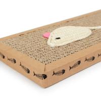 Juguete Para Gatos Placa De Cartón Corrugado Para Masticar Y Afilar Uñas Interactivo Protege Muebles Juguete Para Gatos - details 4