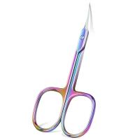 Tijeras De Cutícula Extra Fina Para Manicura Y Pedicura Con Hoja Curva Y Punta Aguda Kit De Aseo Para Arte De Uñas De Acero Inoxidable - details 1
