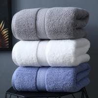 Toalla De Baño De Algodón Suave Y Absorbente Para Adultos Toallas De Playa Y Spa Hotel Para El Hogar Conjunto De Toallas De Baño Rectangular De 500g - details 0