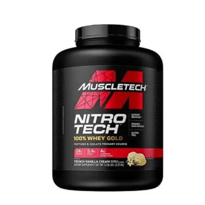 Muscletech Proteína de Suero Nitrotech 100% Whey Gold 2,27 Kg - 1