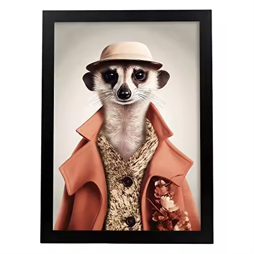 Nacnic Póster De Moda Suricata - Alta Calidad - 1
