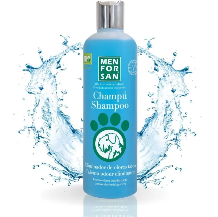 Menforsan Champú Eliminador de Olores Talco - 300 ml - 1