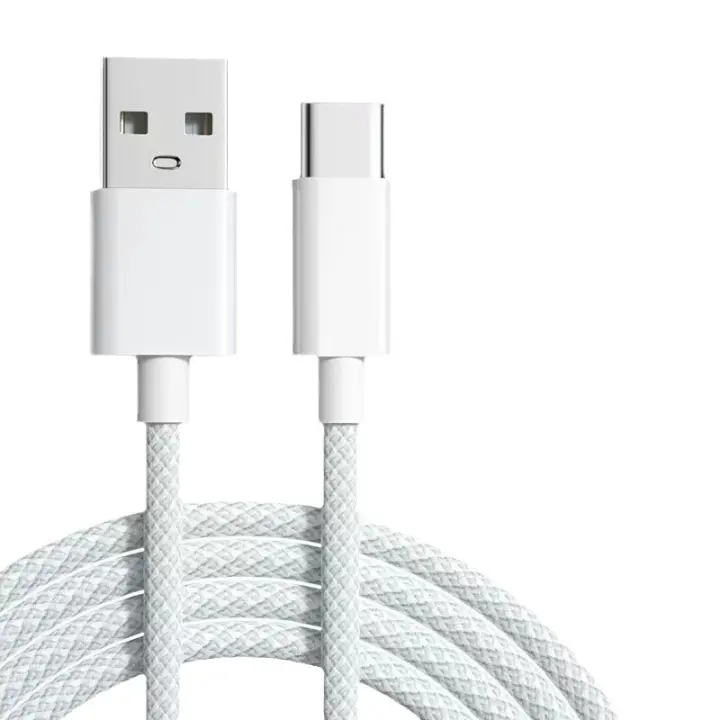Cable De Carga Rápida PD 20W USB Tipo C Para iPhone 15 pro Max Samsung Xiaomi Tejido De Nylon Cable De Datos Para Teléfonos Móviles - 1