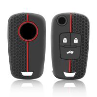 Funda De Llave De Coche En Silicona Protector Para Buick Chevrolet Cruze Aveo Trax Opel Astra Corsa Meriva Zafira Antara Accesorios Resistentes Al Desgaste En Colores Negro Blanco Y Morado - details 1