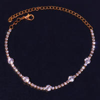 Pulsera De Tiras De Cristal Bohemio En Forma Redonda Para Mujer Cadena De Pies Para Playa Moda 2024 Accesorios De Regalo - details 2