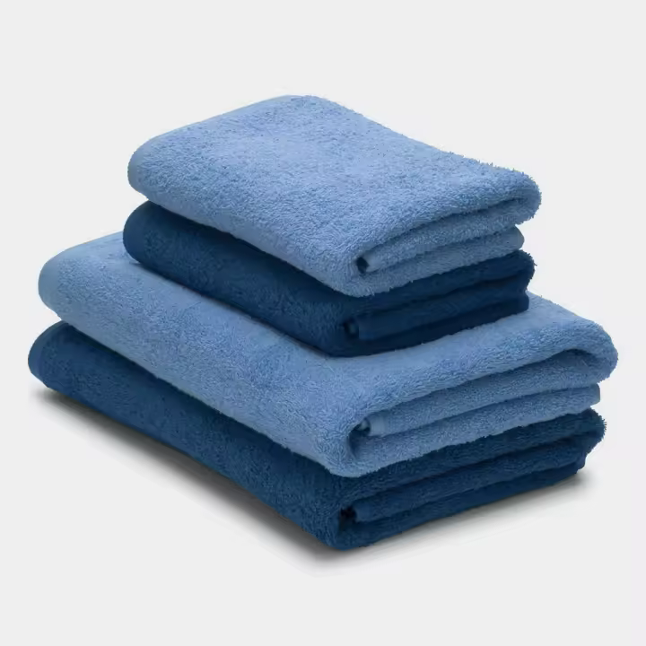 CASTMA GARANTIA DE ALTA CALIDAD - Juego de 4 Toallas de Algodón Peinado 100% de 600grs/m2 para Lavabo y Ducha en Varios Colores - 1