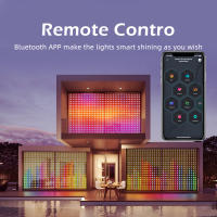 Luz De Cortina RGB Con Música Sincronizada Y Mostrador De Texto 400 LED Controlado Por App Decoración De Navidad Para Pared Y Habitación Luz De Guirnalda Para Fiestas Y Exterior - details 4