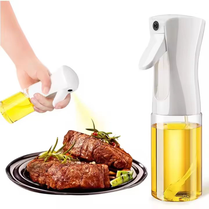 300ml Botella de Spray de Aceite BARBACOA Cocina Aceite de Oliva Pulverizador Cocina Hornear Spray de Aceite Botella Vacía Botella de Vinagre Dispensador de Aceite - 1