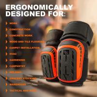 Pads De Rodilla Profesional De Goma EVA De Alta Resistencia Con Almohadillas De Gel Cómodas Y Correas Ajustables Para Trabajo Y Jardinería - details 7