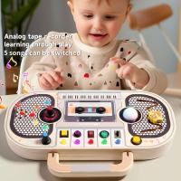 Tablero De Ocio Educativo Montessori Para Bebés Con LED Y Actividades Sensoriales Tablero De Juego Portátil Para Aprendizaje Infantil - details 10