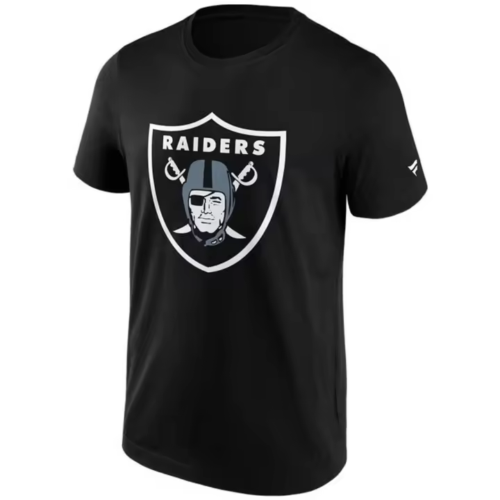 Camiseta de Manga Corta Fanatics Las Vegas Raider para hombre en color negro - 1