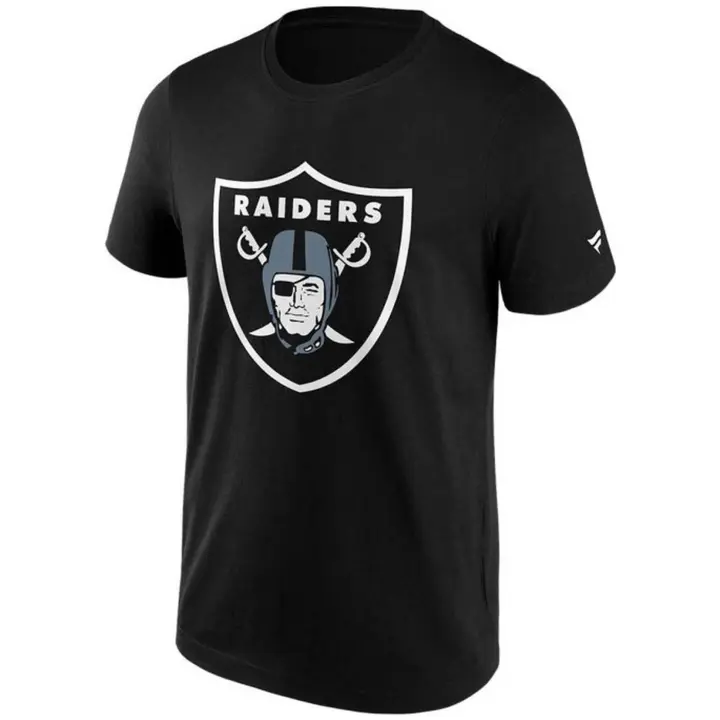 Camiseta de Manga Corta Fanatics Las Vegas Raider para hombre en color negro - 1