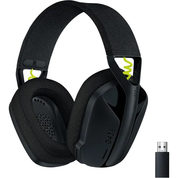 Logitech G435 LIGHTSPEED Negros - Auriculares Inalámbricos con Sonido de Gran Fidelidad - 1