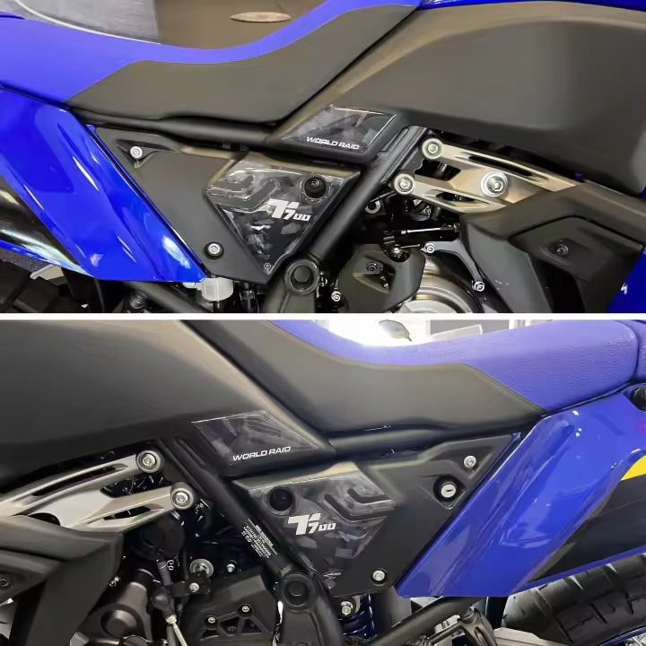 Pegatinas 3D Protecciones Laterales para Moto Bajo sllin Compatible con Yamaha Hold 700 World Raid en Part de 2022 - 1