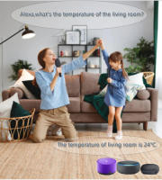 Sensor De Temperatura Y Humedad Zigbee 3.0 Tuya Con Pantalla LCD Control Remoto a Través De La Aplicación Smart Life Compatible Con Google Assistant - details 6