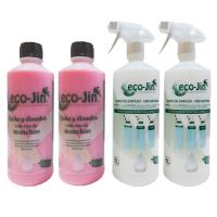 ECO JIN LIMPIADOR 2 HOME MULTIUSOS + 2 PULVERIZADORES- DETERGENTE EXTRA CONCENTRADO , PRODUCTO REVOLUCIONARIO , DESENGRASANTE , TALCO  (P-002) - details 0