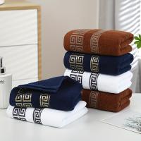 Juego De Toallas De Baño Negras 100% Algodón Bordadas Regalo De Navidad Para Uso En Hogar Y Hotel Toallas Deportivas - details 6
