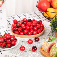 10/20Pcs Artificial Cereza Falsa Modelo De Fruta Para Pastel Decoración De Mesa Para Fiestas Y Fotografía De Alimentos Decoración De Hogar Y Hotel - details 3
