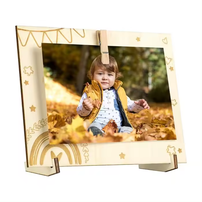 DEMARK MARCO MADERA DE SOBREMESA FOTO 10X15 CM HORIZONTAL MARCOS INFANTILES 14x19x1 Cms. - 1