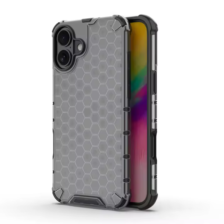 Funda protectora para iPhone 16 Plus, carcasa estil panal de Abeja, protector de parachoques, para iPhone 16 Pro Max 15 - 1