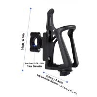 Soporte De Bebida Ajustable En Ancho Para Motocicleta Scooter ATV Bicicleta Compatible Con Botellas De Tamaños Diferentes Soporte De Bebida - details 2
