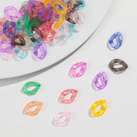 60pcs Pulgones De Acrílico Frosted 14x19mm Cuadrado Cadena De Enlace Para Hacer Pulseras Collares Accesorios De Joyería DIY En Lote - details 10
