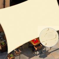 Toldo Vela de Sombra para Patio 3x4, Toldo para Terraza de Jardín Exterior con Cuerda, Impermeable y Protección contra Rayos UV - Rectangular 3x4 M, Beige - details 0