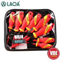 Juego De Destornilladores Aislados LAOA 8PCS Con Cabezales De Fijación Magnética Phillips Y Clavos Tamaño Multifuncional Material De Acero Cromo-vanadio 1000V VDE - details 2