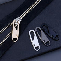 Kit De Reparación De Cremalleras Universales 10PCS Cabeza De Cremallera Metálica Desmontable Para DIY Costura Ropa Accesorios De Ropa - details 2