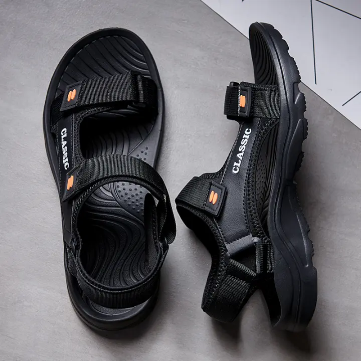 Sandalias Para Hombre Verano Comodidad Casual Playa Retro Zapatillas De Exterior Material Superior Algodón Estilo Gladiator - 1
