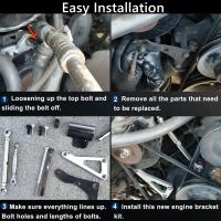 Kit De Bisagra Ajustable Para Alternador Chevrolet Chevy SBC 350 305 327 383 5.0L 5.7L V8 Con Bomba De Agua Larga Material De Aluminio - details 6