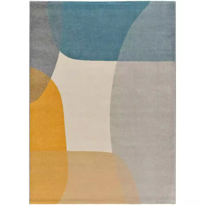 ATTICGO Alfombra de Interior Estilo Geométrico en Multicolor - Monic 12322 | 80X150, 160X230, 140X200 cm - 1