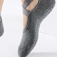 Calcetines De Yoga Para Mujer Antideslizantes De Silicona Transpirables Para Ballet Pilates Fitness Danza Y Ejercicio - details 13